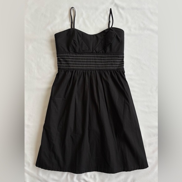 Ruby Rox Dresses & Skirts - Ruby Rox cotton A-line dress with pockets and back tie, black (size 3 juniors)
